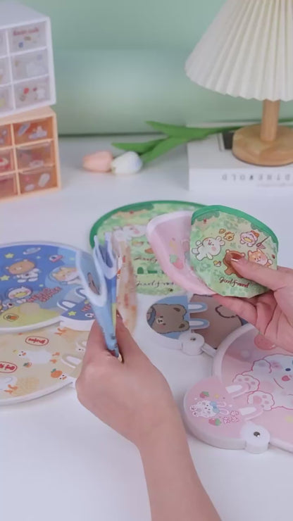 🌈✨ Cute Cartoon Hand Fans Collection ✨🌈