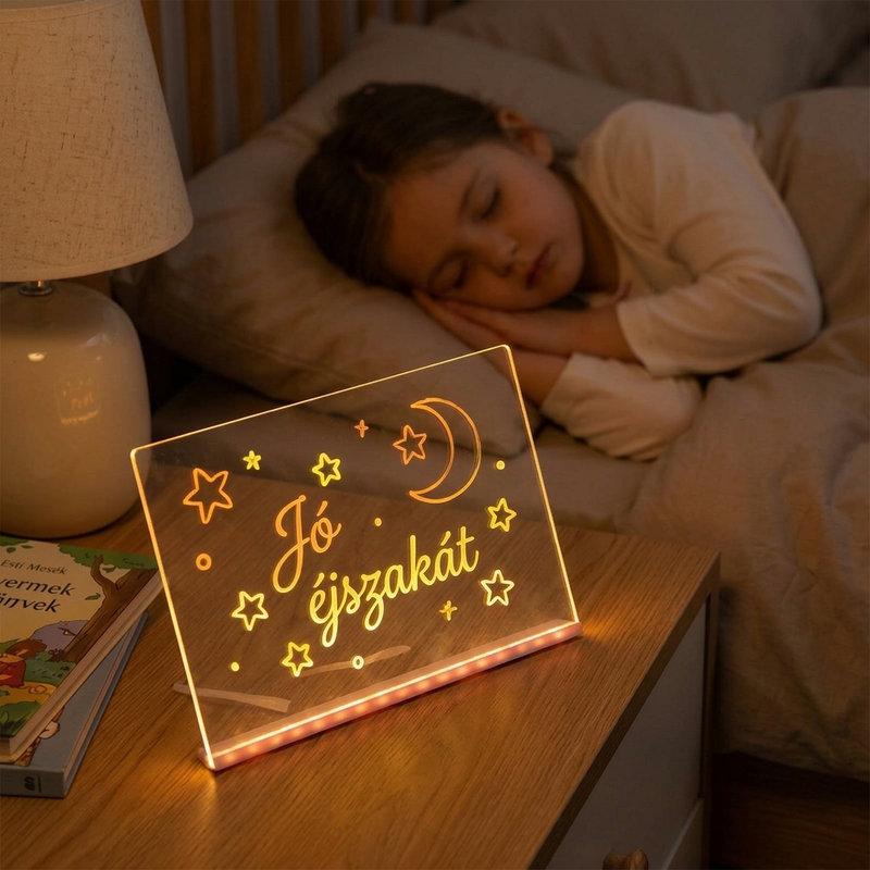 🎨 LED DIY Drawing Board for Kids – Reuseable Acrylic Art Board ✨