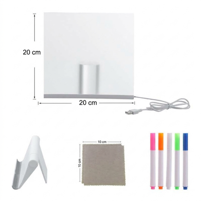 🎨 LED DIY Drawing Board for Kids – Reuseable Acrylic Art Board ✨